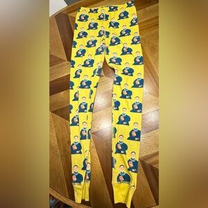 Piccolina Ruth Bader Ginsburg Yellow Kids Pajama Bottoms 100% cotton